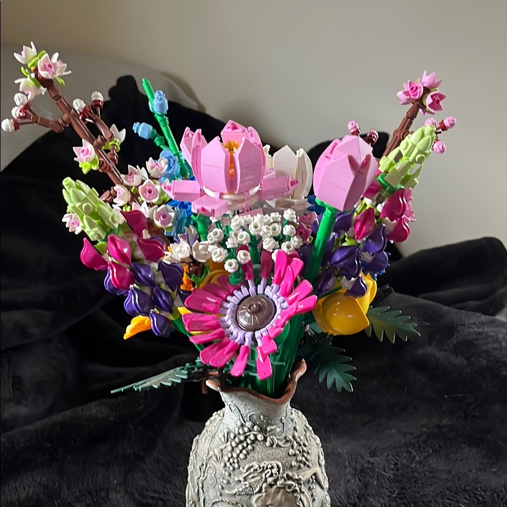 Colorful LEGO Flower Bouquet